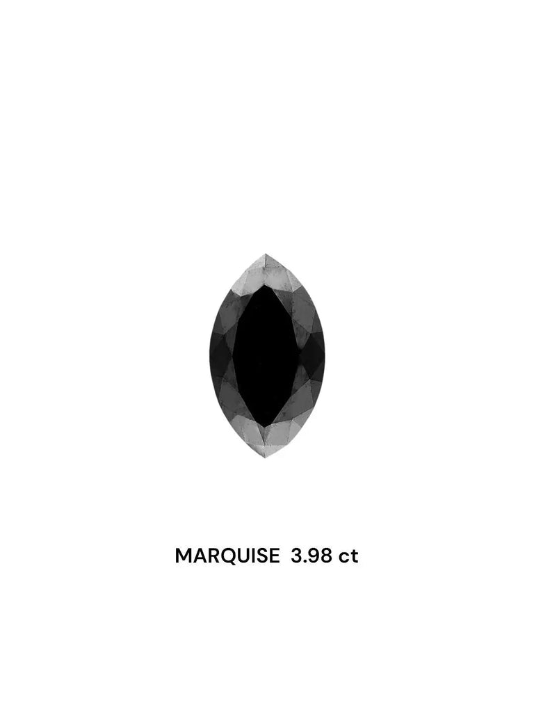3.98 Carat Natural Marquise Diamond
