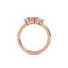 1.80ct Lab Grown Diamond Moi Et Toi Engagement Ring