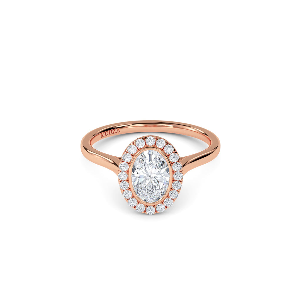1.10 Carat Natural Oval Diamond - Hatton Garden Engagement Ring