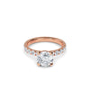 1.50ct Lab Grown Diamond Round Hidden Halo Engagement Ring