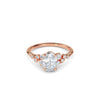 1.20ct Lab Grown Diamond Oval Trilogy Engagement Ring