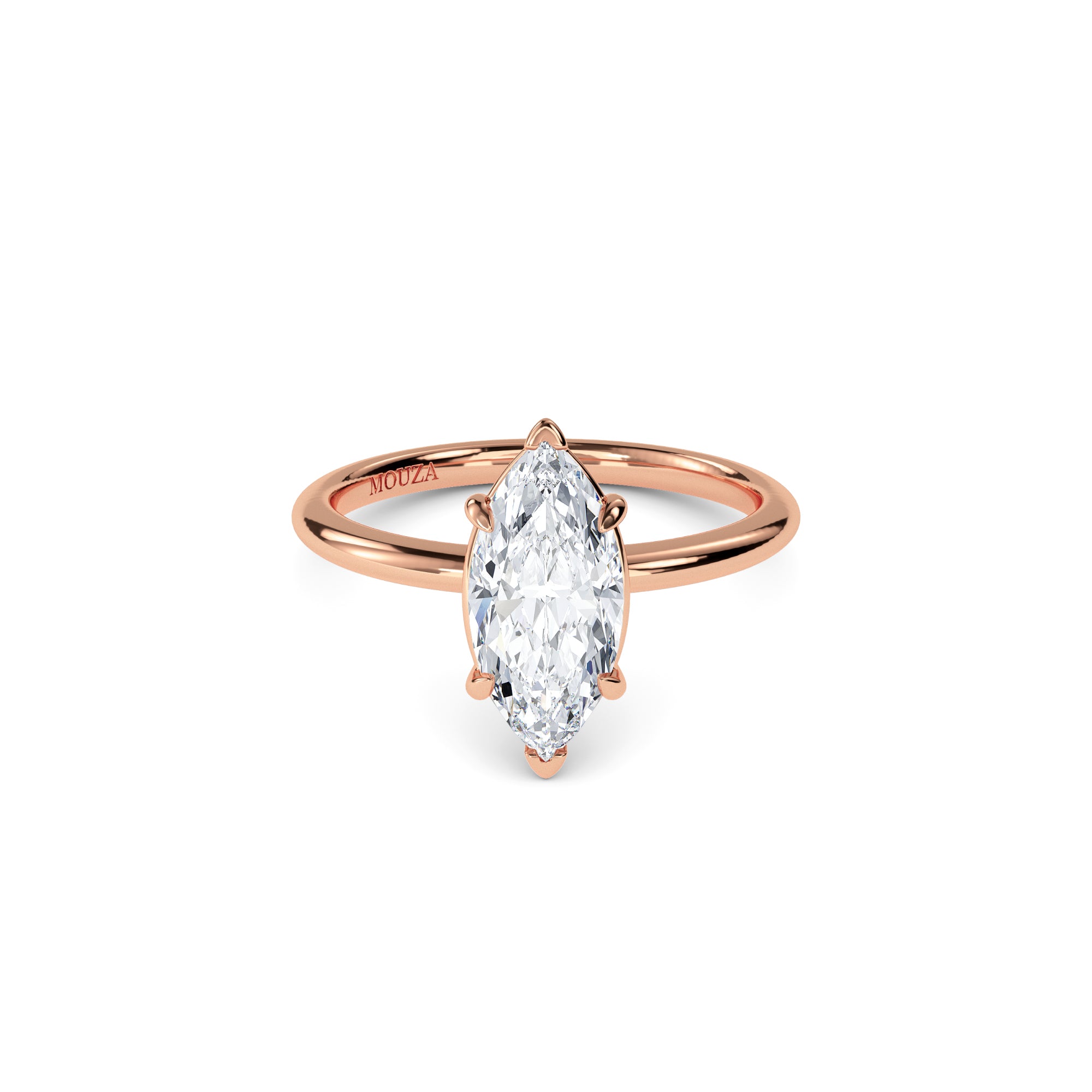 1.70 Carat Marquise Lab Diamond - Hatton Garden Engagement Ring