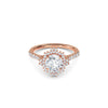 2.00ct Lab Grown Diamond Round Halo Engagement Ring