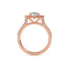 2.00ct Lab Grown Diamond Round Halo Engagement Ring