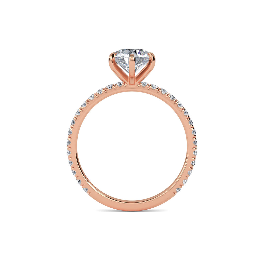 1.10 Carat Natural Round Diamond - Hatton Garden Engagement Ring