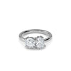 1.80ct Lab Grown Diamond Moi Et Toi Engagement Ring