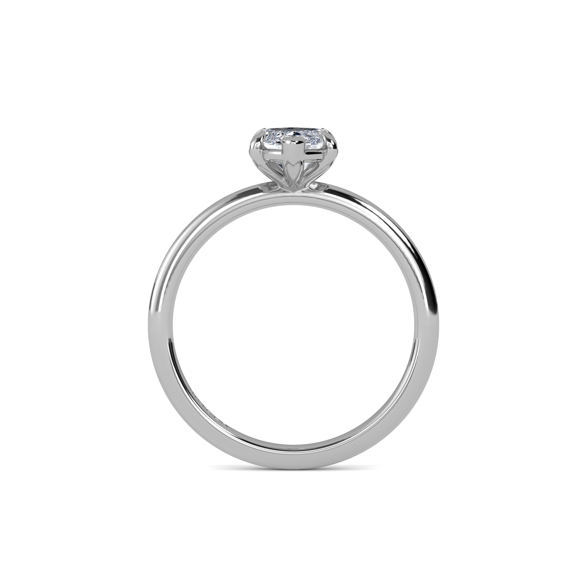 1.70 Carat Lab Grown Diamond Marquise Solitaire Engagement Ring