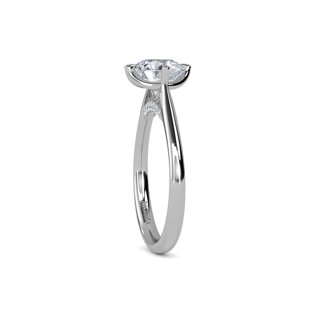 1.30 Carat Round Lab Diamond - Hatton Garden Engagement Ring