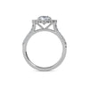 2.00ct Lab Grown Diamond Round Halo Engagement Ring