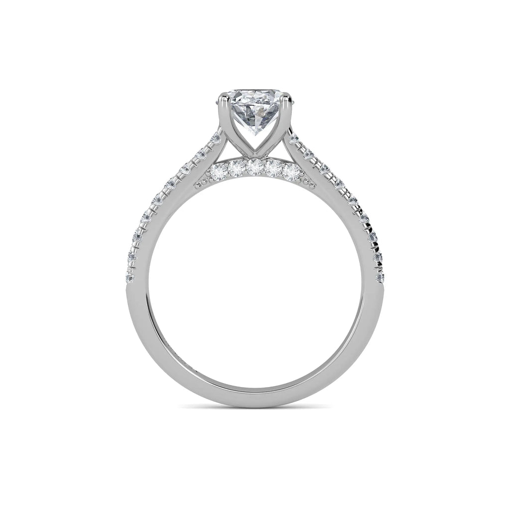 1.20 Carat Natural Oval Diamond - Hatton Garden Engagement Ring