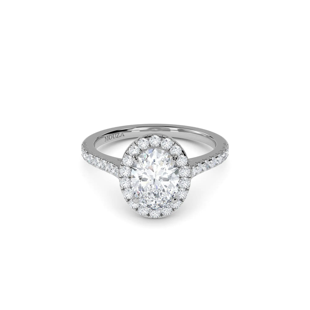 1 Carat Oval Lab Grown Diamond - Hatton Garden Engagement Ring
