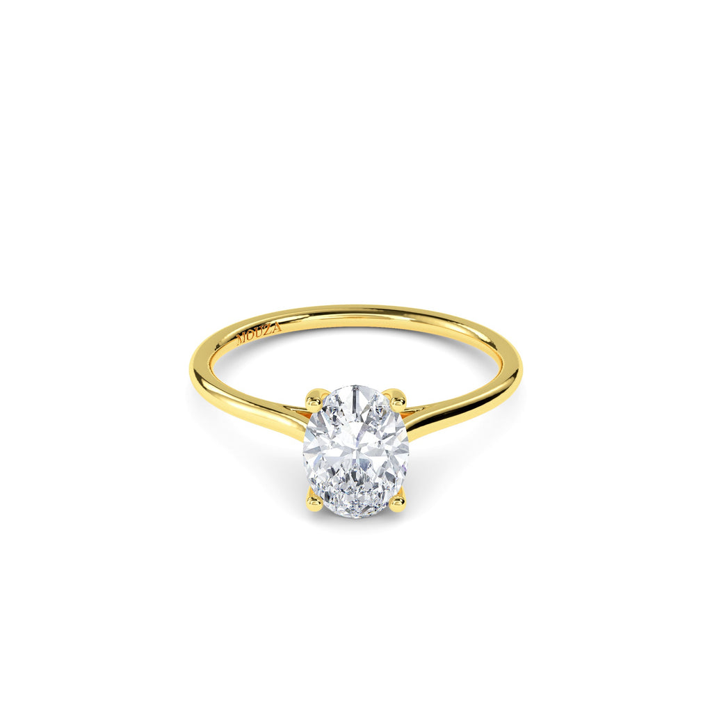 1.10 Carat Natural Oval Diamond - Engagement Ring London
