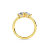 1.80ct Lab Grown Diamond Moi Et Toi Engagement Ring