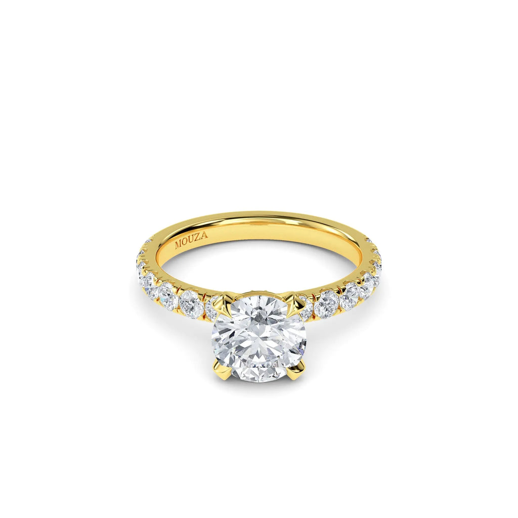 1.50 Carat Mined Round Diamond - Handcrafted In Hatton Garden