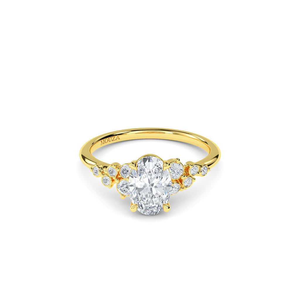 1.20 Carat Natural Oval Diamond - Hatton Garden Engagement Ring