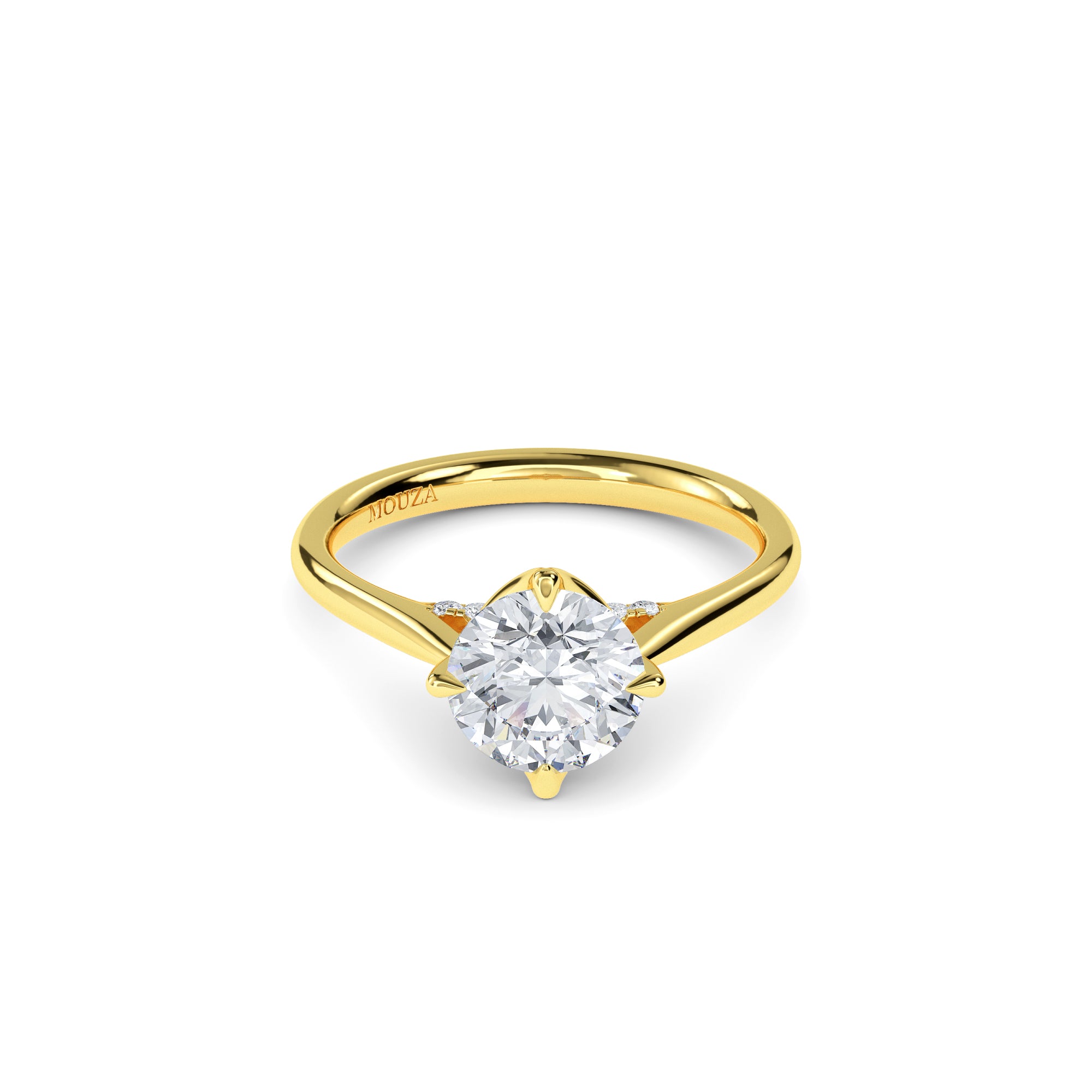 1.30ct Lab Grown Diamond Round Solitaire Engagement Ring