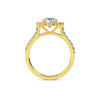 2.00ct Lab Grown Diamond Round Halo Engagement Ring