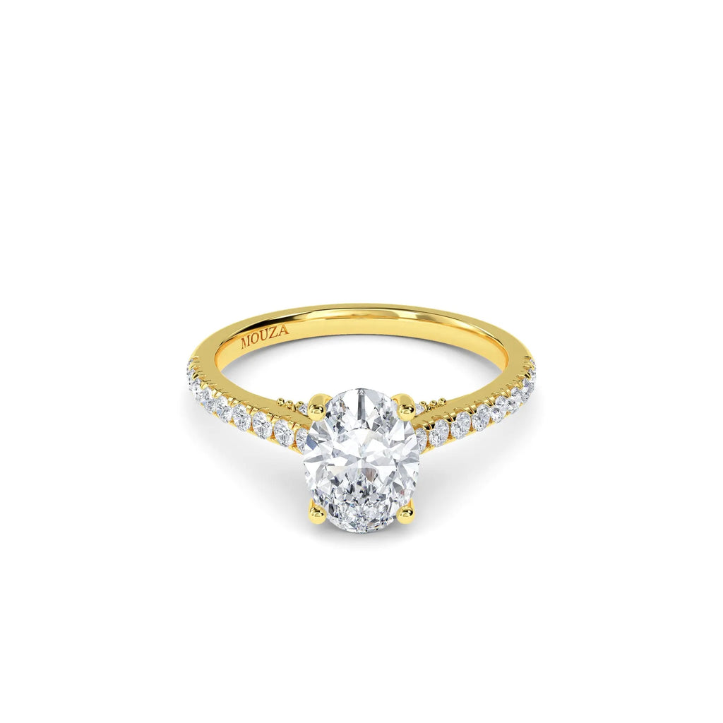 1.20 Carat Natural Oval Diamond - Hatton Garden Engagement Ring